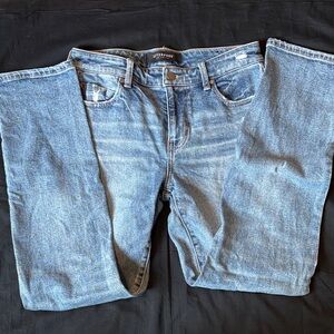 Liverpool Los Angeles Jeans Distressed Size 27 EUC Straight Leg Stretch Hi Rise